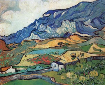サウス・レメ・ヴィンセント・ファン・ゴッホ近くのレ・ザルピーユ山の風景 Oil Paintings
